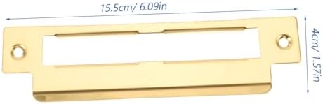 Artibetter Secure stainless steel deadbolt strike plate