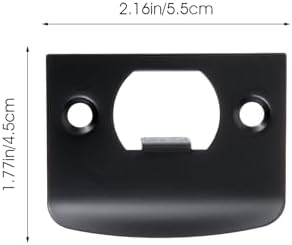 Stainless Steel Deadbolt Strike Plate Kit