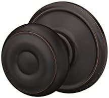 Schlage F40 Door Knob with Privacy Aged Bronze