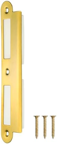 Uxecc Door Strike Plate - 180mm x 40mm 201 Stainless Steel for 709 x 157 Door Frame