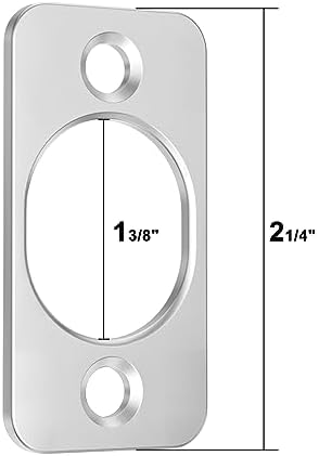 Strike Plate Door Backplate 2 Pack Stainless Steel Deadbolt