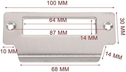 Stainless Steel Door Strike Plate Set of 5