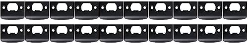 20-Piece Stainless Steel Door Strike Plate Set