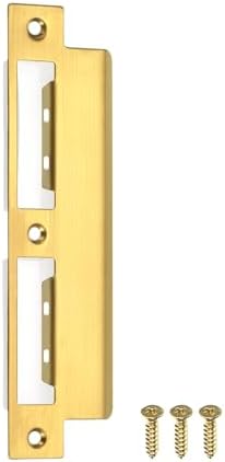 Gold 180mm Door Strike Plate