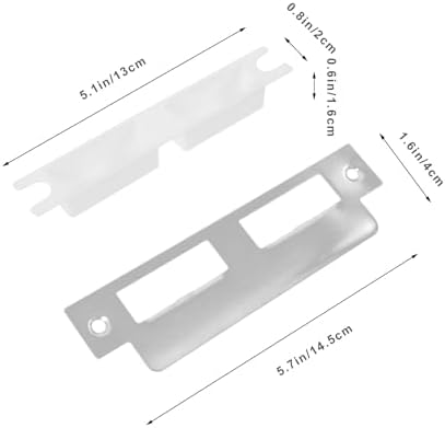 DOITOOL5PCS Door Strike Plate Kit - Premium-Quality Door Reinforcement