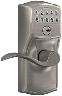 Schlage SATIN Nickel Keypad Door Lock Entry with Flex-Lock