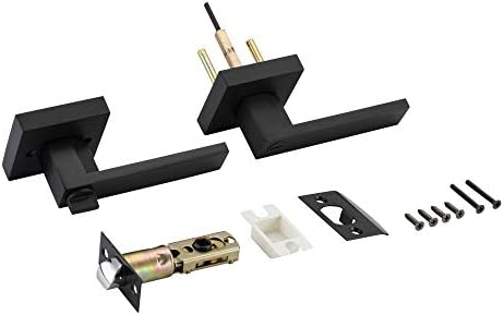 High-Quality Square Privacy Door Lever Set for Modern Homes