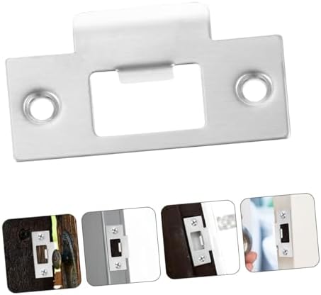 BUTIFULSIC Stainless Steel Door Reinforcement Kit with Sizes 1-58in for Room Garage Locks