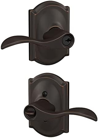 Schlage F51A Keyed Entry Door Lever