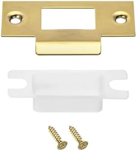 Uxcell Door Strike Plate - 68mm x 39mm Stainless Steel