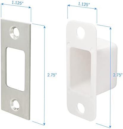 NUK3Y Deadbolt Strike Plate Rust-Resistant Easy to Install