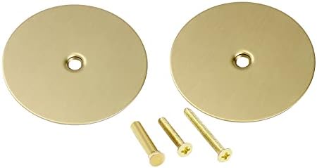 2-Piece Door Hole Cover Plate Set for Home Security