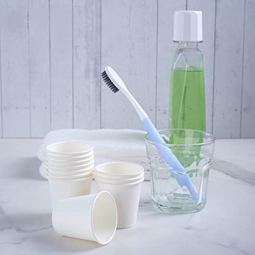 Lamosi 300 Pack 3 oz Disposable Paper Cups for Bathroom Travel and More