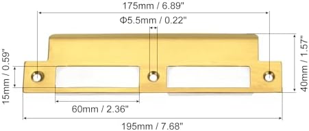 Sturdy 201 Stainless Steel Door Strike Plate