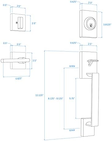 Keep Your Home Safe with the NUK3Y Haven Modern Handleset
