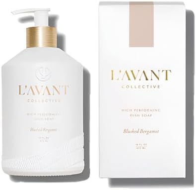LAVANT Collective Dish Soap 16 oz Modern Design Reusable Glass Plant-Based