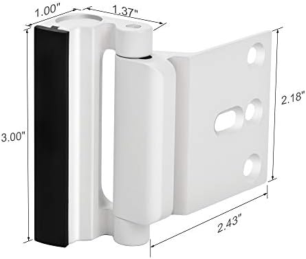 Strong Front Door Lock with 800 lbs Force-Resistant Reinforcement