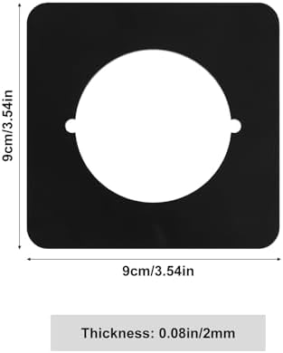 2-Piece Stainless Steel Door Knob Covers for Loose Door Locks