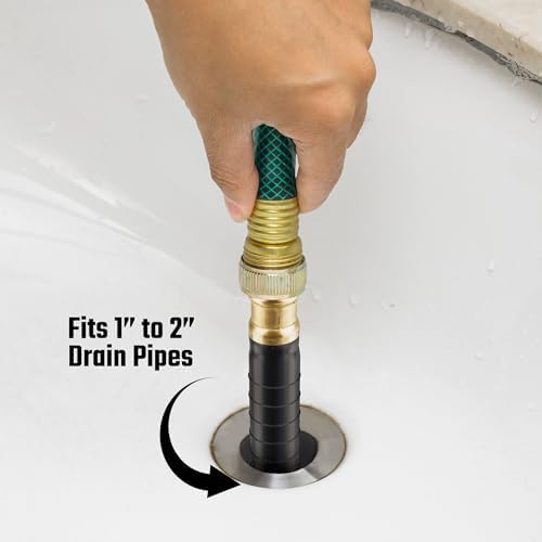 DURATECH Drain Bladder for 1 to 2 Pipes Effortless Drain Cleaning