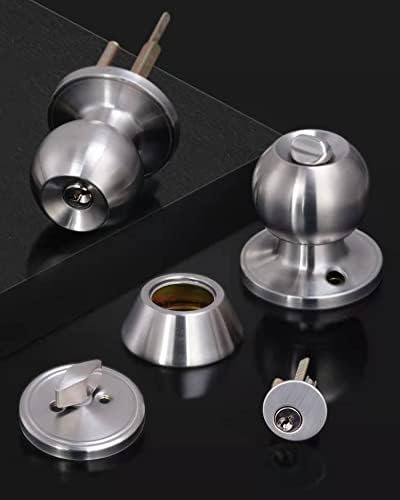 Lanwandeng Front Door Knobs Combo Set