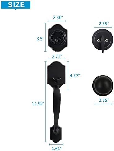 Natsukage Front Door Handle Set