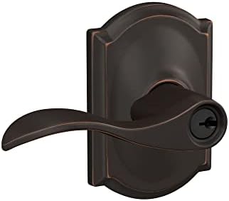 Schlage F51A Keyed Entry Door Lever