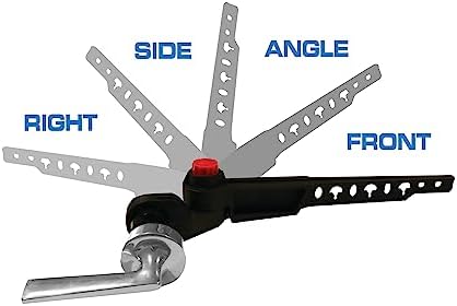 Danco 12046 Replacement Handle with_front AngleSideVertical Mount in Toilet Tank Lever