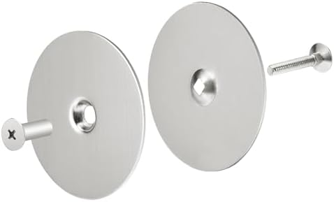 KOVOSCHDoor Hole Cover Plate Satin Nickel 2-58 Diameter