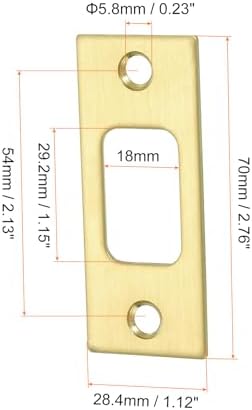 Sterling Silver Door_strike Plate