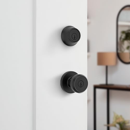 Sleek Secure Front Door Lock Set with SmartKey Protection