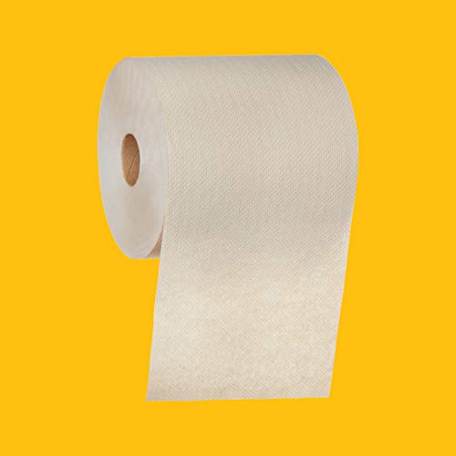 Amazon Commercial 1-Ply Kraft 79 Hard Roll Paper Towels SOFI-011 for Business