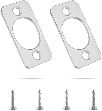 Strike Plate Door Backplate 2 Pack Stainless Steel Deadbolt