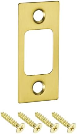 Durable 201 Stainless Steel Door Strike Plate Replacement for Broken Latches Perfect for Entrances DOOR framed JAMBS