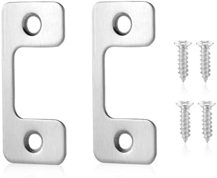 2-Piece Stainless Steel Door Security Plate Set