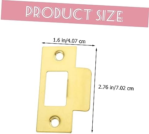 Get your door secure and firm 2-Piece Stainless Steel Strike Plate