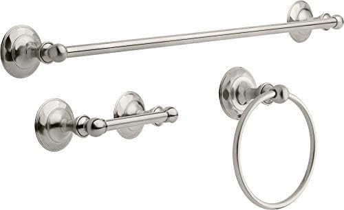 Delta Pirouette 3-Piece Bath Kit in Satin Nickel