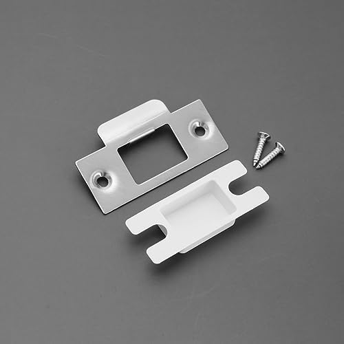 5-Set Door Strike Plate Kit with Dust Box Durable Security Kit for Doors