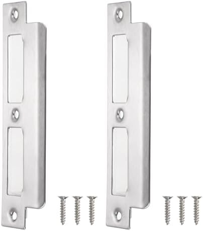 U bleach 201 Stainless Steel Door Strike Plate 2 Pieces
