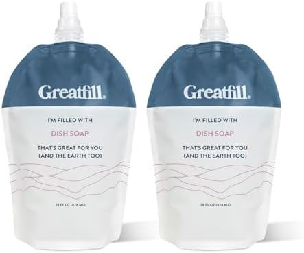 Greatfill Dish Soap Refill 28oz Pack of 2 1