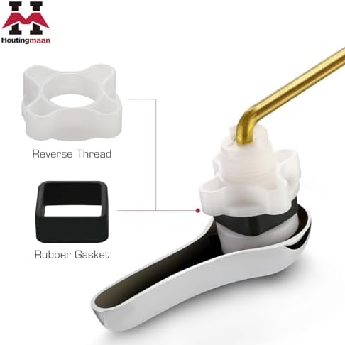 Toilet Handle Replacement Kit Chrome frontal mount for most toilets
