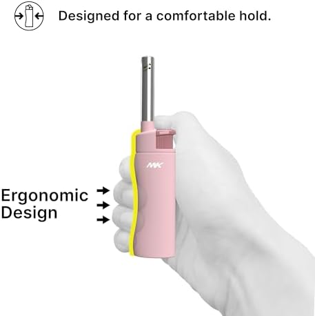 4-Piece Wind-Resistant Candle Lighter Refillable Stylish for Outdoor Use