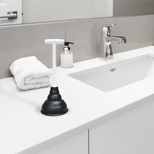 Korky Beehive Mini Sink Drain Plunger - Effortlessly Eliminate Clogs in Sinks Showers and Kitchens