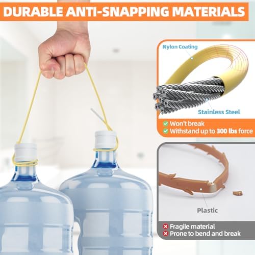 3-Piece Flexible Metal Drain Snake Set for Clogs