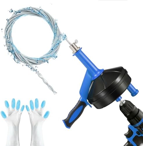 Drain Auger Clog Remover Blue