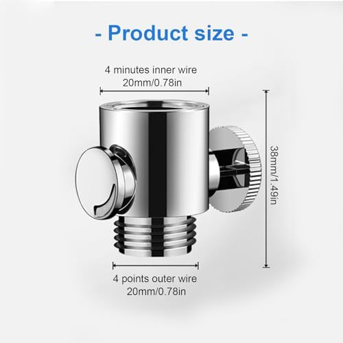 YonodrixerEasy to Install G12 Inch Shower Shut Valve with Leak Resistance