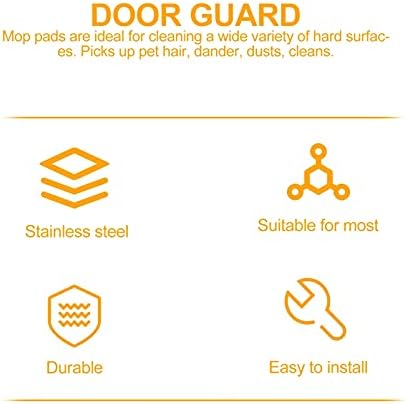 5PCS Door Latch Plate Set Stainless Steel T Strike for Wood Metal Doors - Durable Entry Door Reinforcement