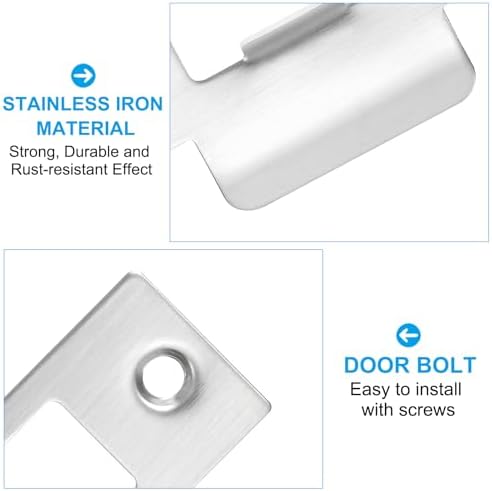 Sturdy Door Strike Plate for Interior and Exterior Doors