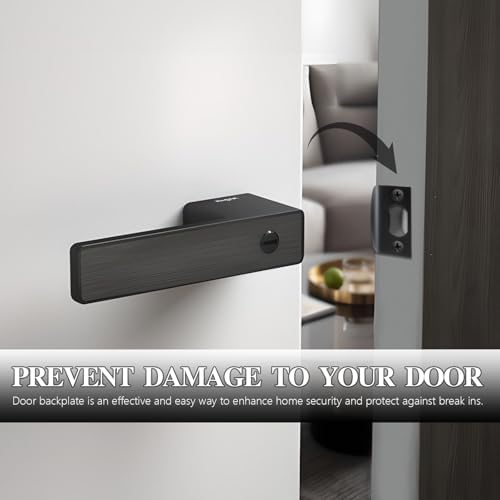 8-Piece Stainless Steel Door Strike Plate Set