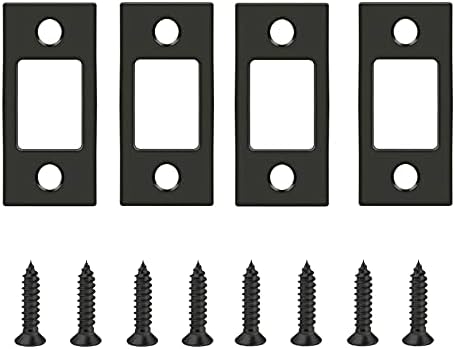 VEEBELL Stainless Steel Deadbolt Strike Plate - 1 x 2-14
