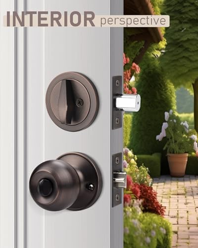Secure and Style-Perfect Entry Door Knob Set